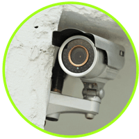 picture of home video monitoring cameras