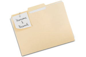 picture of a personal information folder
