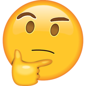picture of thinking emoji