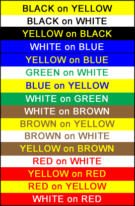 picture of sign colors