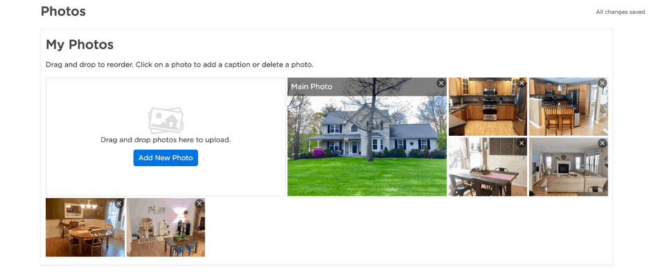 picture of adding photos to zillow listing