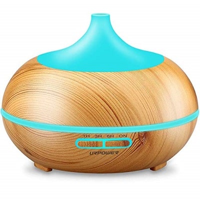 picture of URPOWER Aromatherapy Essential Oil Diffuser 300ml Wood Grain Ultrasonic