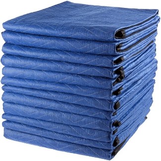 picture of Stalwart 75-CAR1074 Moving Set of 12-Dual Layer Padded Blankets
