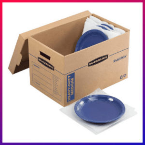 picture of the best boxes for packing dishes