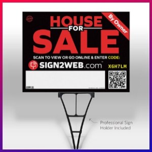 picture of Web Enabled For Sale Sign & Post + Website
