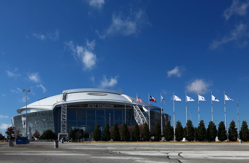 AT&T Stadium, home to the NFL's Dallas Cowboys